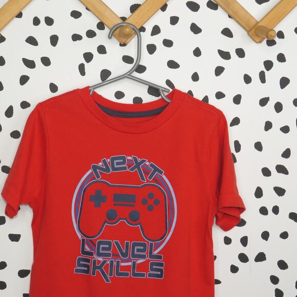 Thereabouts Red Gamer Next Level Skills Boys Graphic T-Shirt - Picture 2 of 5